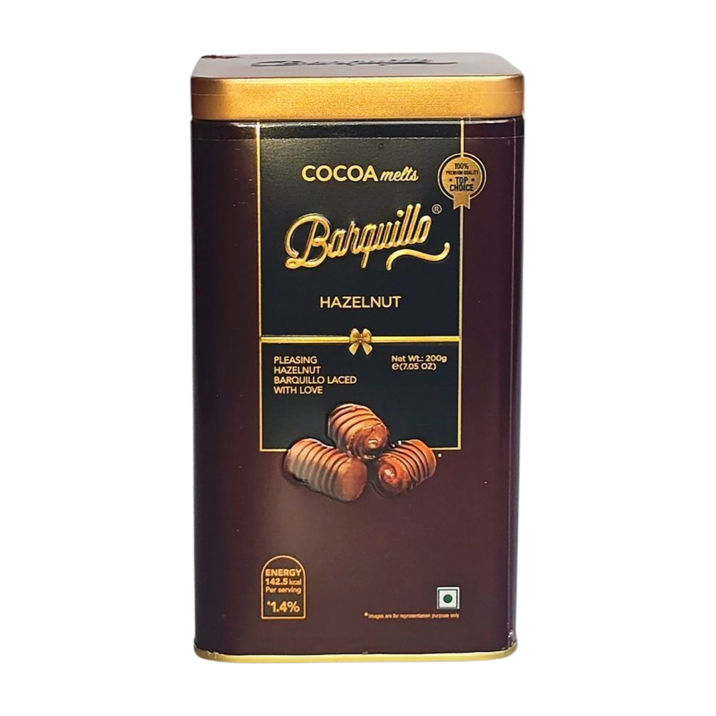 Barquillo Hazelnut Chocolate Tin