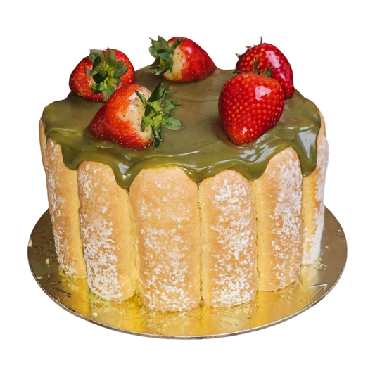 Lady Fingers Pistachio Cake