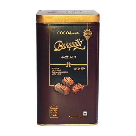Barquillo Hazelnut Chocolate Tin