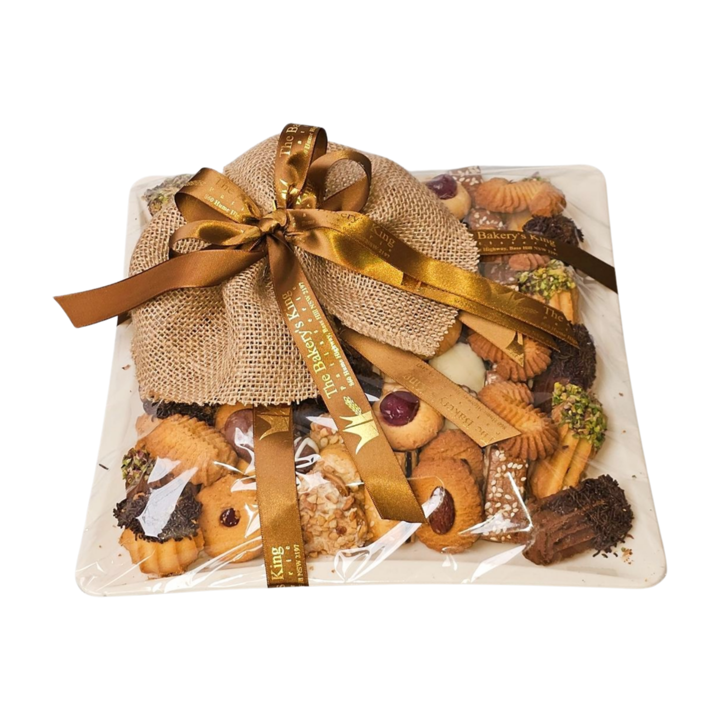 Petit four gift plate