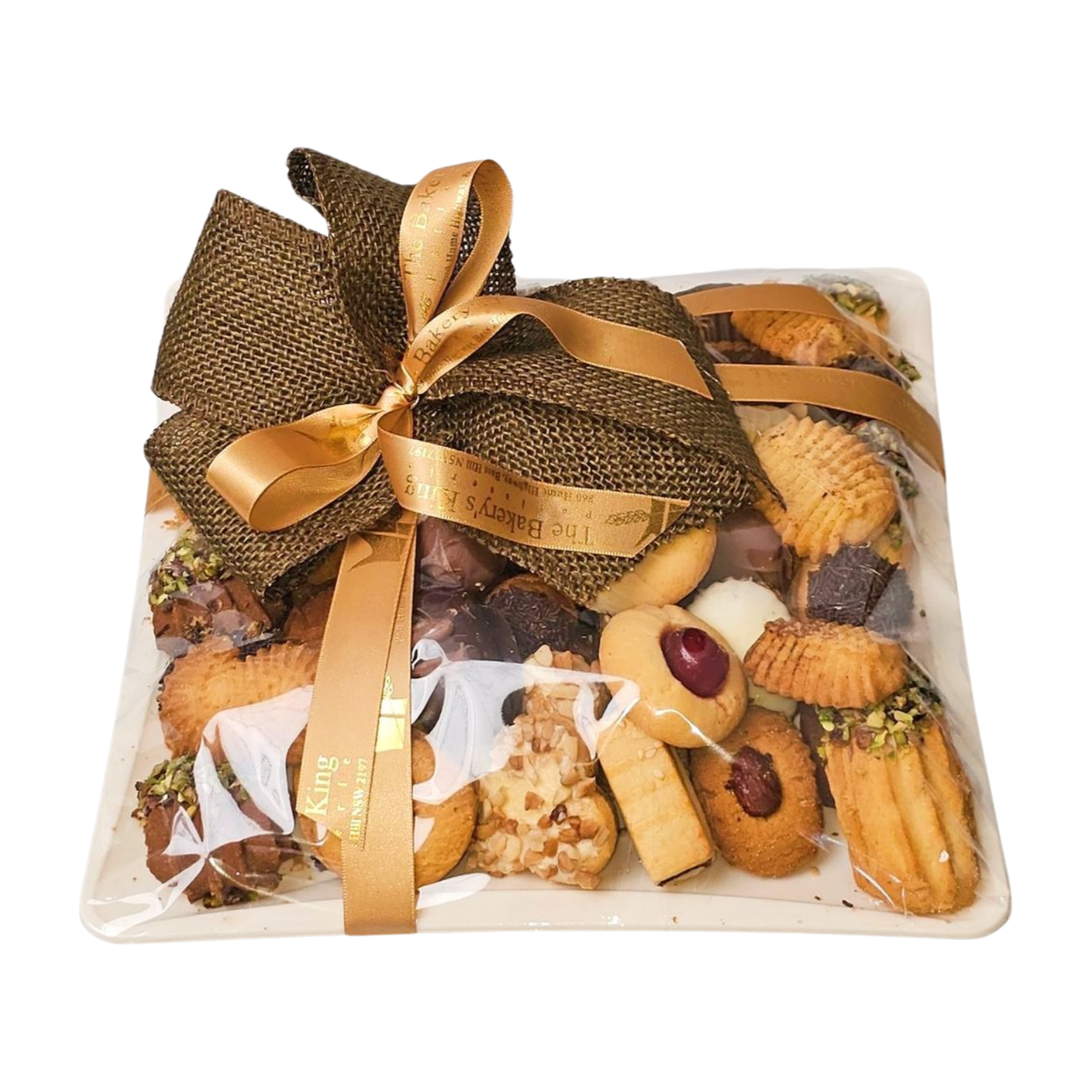 Petit four gift plate